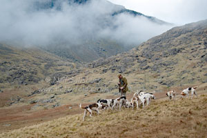 Hunting on the Coniston Fells by Betty Fold Gallery